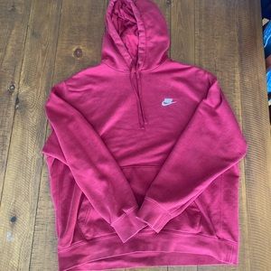 Burgundy Nike Unisex Hoodie